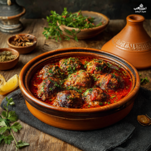 طاجين الكفتة بالمطيشة