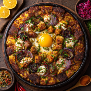 طاجين الكفتة بالمطيشة