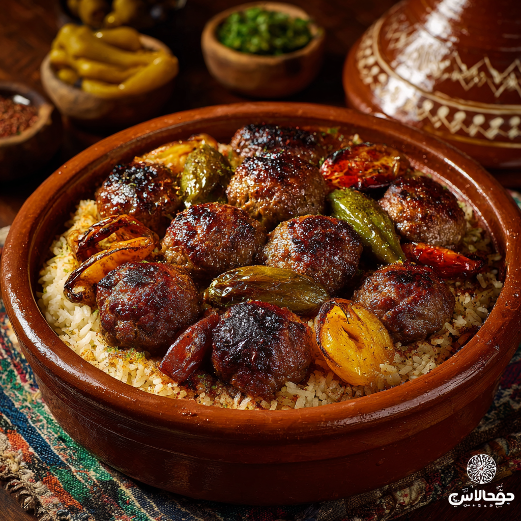 طاجين الكفتة بالمطيشة