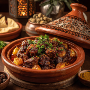 طاجين الكفتة بالمطيشة